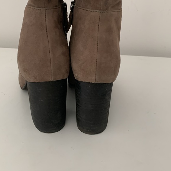Eileen Fisher Cinch Suede Block Heel Sock Boots Women’s Size 8 - Picture 5 of 12